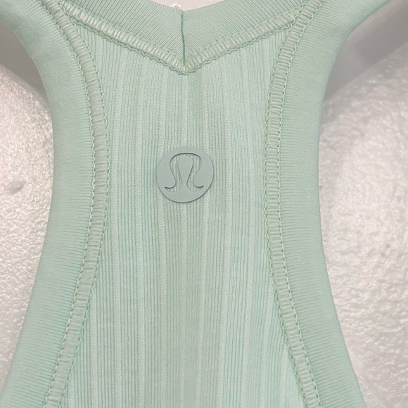 NWT Lululemon Ebb To Street Tank Top In Sea Mist Size 10 - Picture 3 of 5